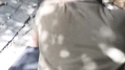 Backyard bareback hookup with dude boys sex