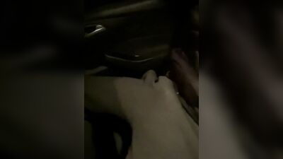 Uk chav wanks in friends car