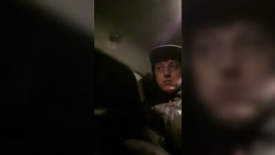 Uk chav wanks in friends car