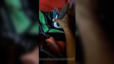 Man playing with black boy's big dick