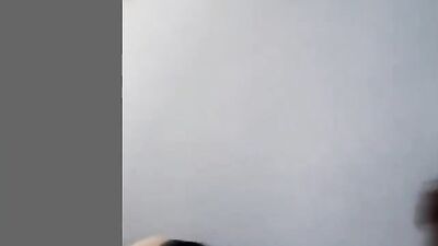 Boy drops a load into a condom