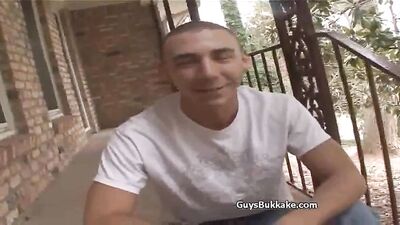 Twink Giving Group Blowjob