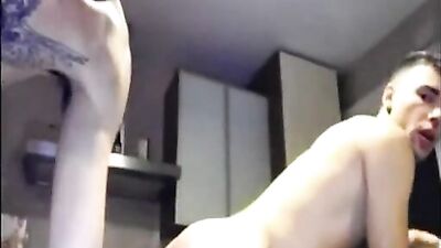 Tattooed Hunk Fucking His Best Friend in Hardcore Gay Porn Action!