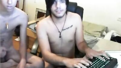 Gay Porn Oral Web-Cam Blowjob with Sean and His Mate Cam!