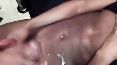 Black Cum Shots Web-Cam: Two Boys Unite in Heated Passion!