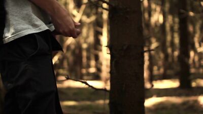 Gay Porn Videos - Alone in the woods Explore the wild side of nature with handjobs and cumshots!