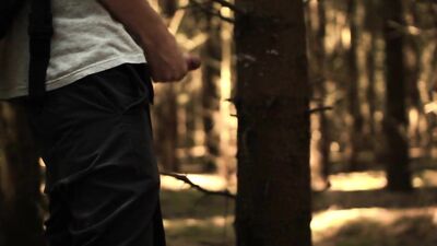 Gay Porn Videos - Alone in the woods Explore the wild side of nature with handjobs and cumshots!