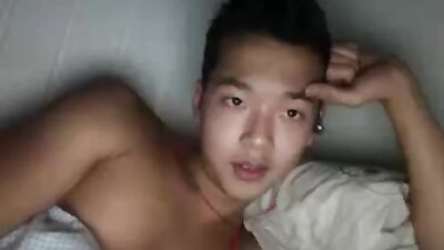 Asian Boy Masturbating: Cum Shots & More!