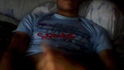 In the Bed of Your Room - Exploring Gay Amature Cum Shots and Handjobs!