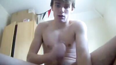 Alex wank and Self Suck - Cum Shots Oral Handjob Delight!