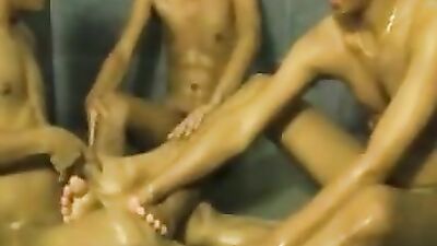 Gay Asian Hand Jobs - Shower Orgasms!