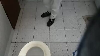 Public Toilet Exposure - Handjobs & Cum Shots with Hot Young Amateurs!