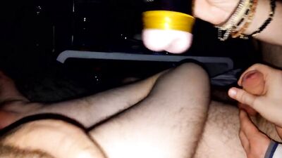 Amateur Web-Cam Handjob - Couple of Friends Porn!