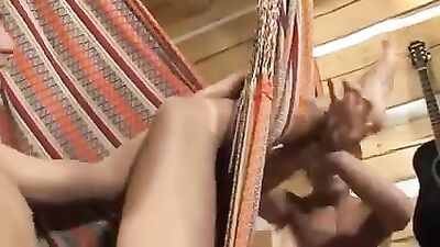 Gay Porn Web-Cam Action Delightful Hammock Banging