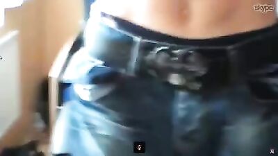 Young Dutch Boy on Skype - Cum Shots Solo Handjob