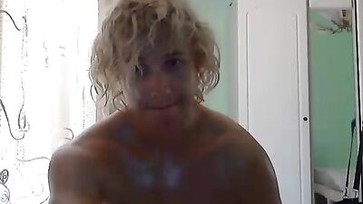 Curly Bliss: Amateur Cum Shots with Hot Blond Boys!