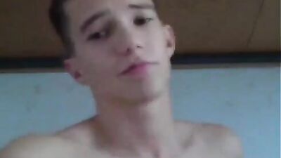 Young Polish Blond Boy Webcam: Cum Shots and Handjobs!