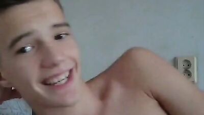 Young Polish Blond Boy Webcam: Cum Shots and Handjobs!