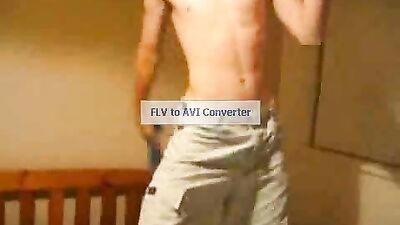 Gay Porn UK Guy Strips for a Dare Amateur