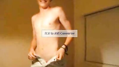 Gay Porn UK Guy Strips for a Dare Amateur