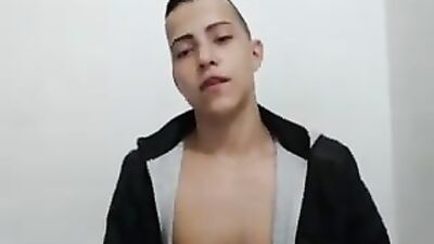 Young and Smooth Gigolo Entertains with Cumshots