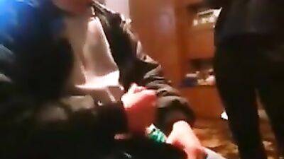 Straight Guy Loses Bet and Has to Masturbate for His Friends - Gay Porn Video