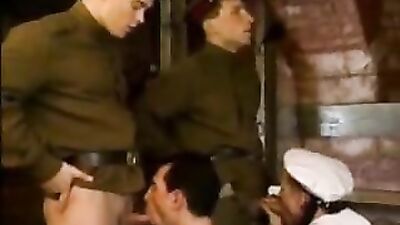 Russian soldiers go wild in the bar!