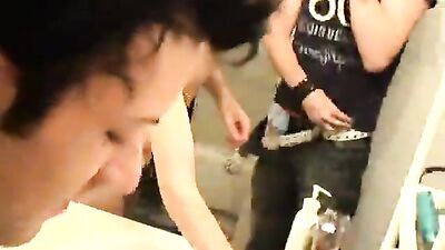 Golden Shower Amateurs - Toilet Jerk! Experience the thrill of an amateur jerking off in a golden shower!