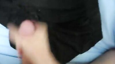 Shy boys webcam black shorts explosion - Cum Shots Solo!