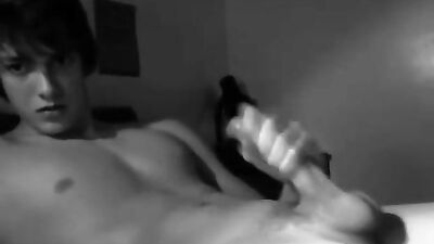 Black and White Cam Cum Shots - Web-Cam Solo Revamped