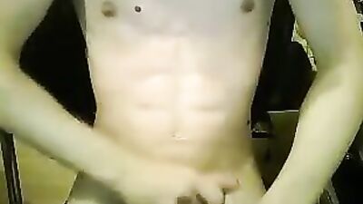 Young Cumshots Solo Handjob: A Taste of Erotic Delight!