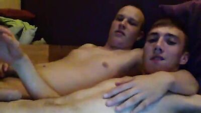 Two-Man Cumshots and Handjobs: Unscripted Gay Porn Action