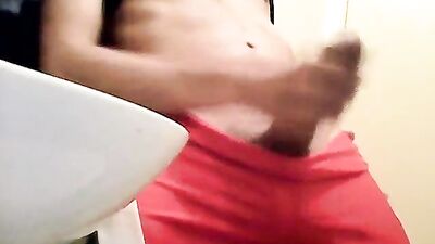 Gay Porn: Bathroom Antics with Cock and Booze!