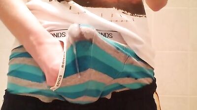 Cum in Pants - Web-Cam Solo Gay Porn Video