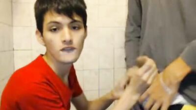 Young Studs: Bathroom Oral Adventures