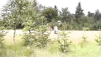 Down in the Field - Wild Bareback Action!