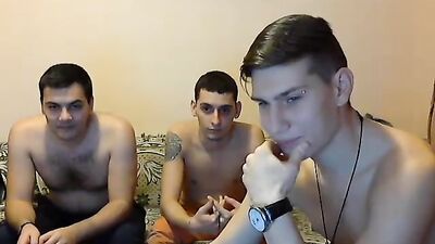 Three hot friends by cam - Amateur Group Sex Handjob