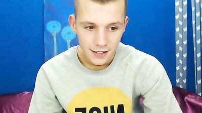 The Most Handsome Guy Returns: Blond Amateur Boys Solo Adventure