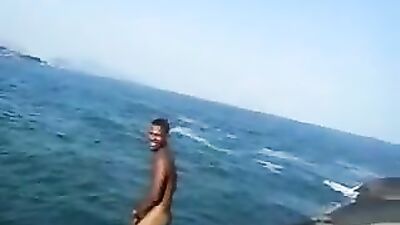 Black Fun Naked around his friends XXX