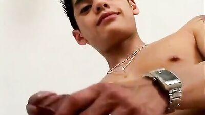 Big Latin Cock Shakes in Handjob Fun!