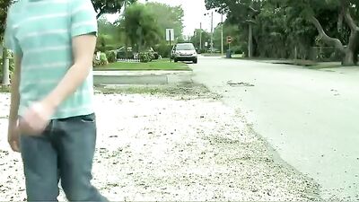 Steamy Stepfather & Son Action: Jumped out of the Shower!