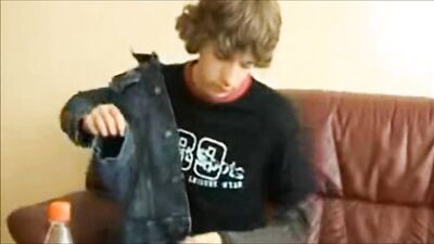 Thin 18 yo Sonny Wanking: Amature Blond Boys Journey to Hardcore Bareback Sex