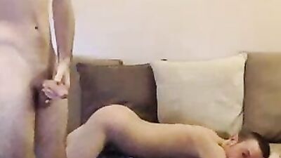 Caught on Camera: Amateur Cumshots on the Couch