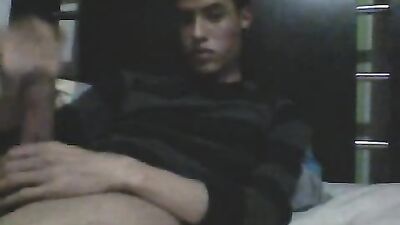 Gay Porn - Alone in Room Desire: A Hot Handjob and Cumshot Affair