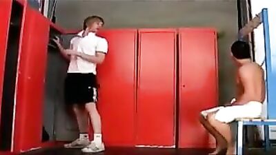 Floored in the Locker Room - Hardcore Action Bareback
