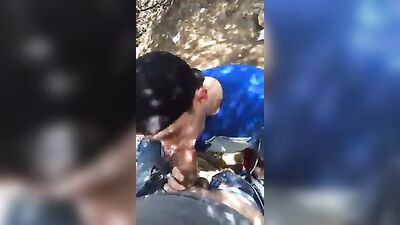 Outdoor Oral Adventure - Blowjob in the Field