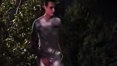 Night Moves - Action Public Outside Handjob: Steamy Outdoor Gay Porn Adventure