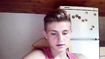 Cute Blond Boy Gets Ass-Played by Muscular Men!