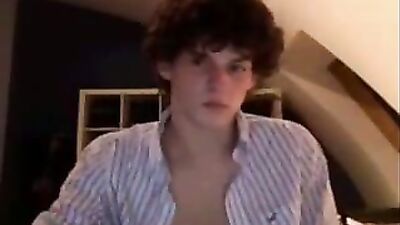 Curly-haired Twinks Explosive Masturbation Session!