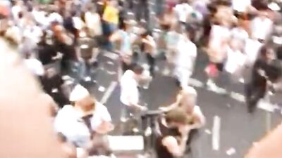 Gay Pride Fuck Fest - Big Cocks Public Outside